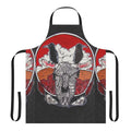 Feather skull design apron inspired by Red City Radio lyrics