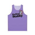Feeling Stabby Retro Unicorn Unisex Tank Top