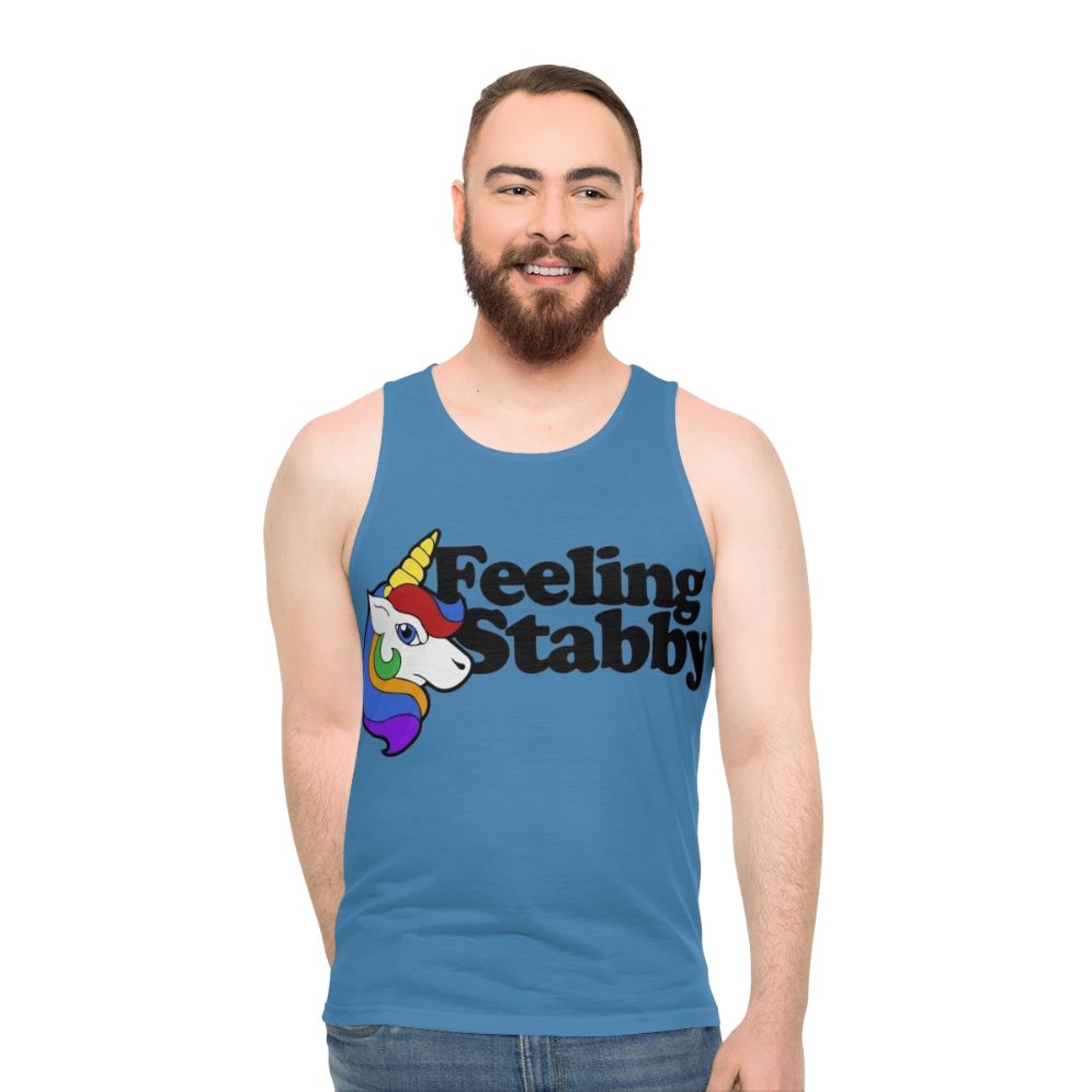 Feeling Stabby Unisex Graphic Tank Top