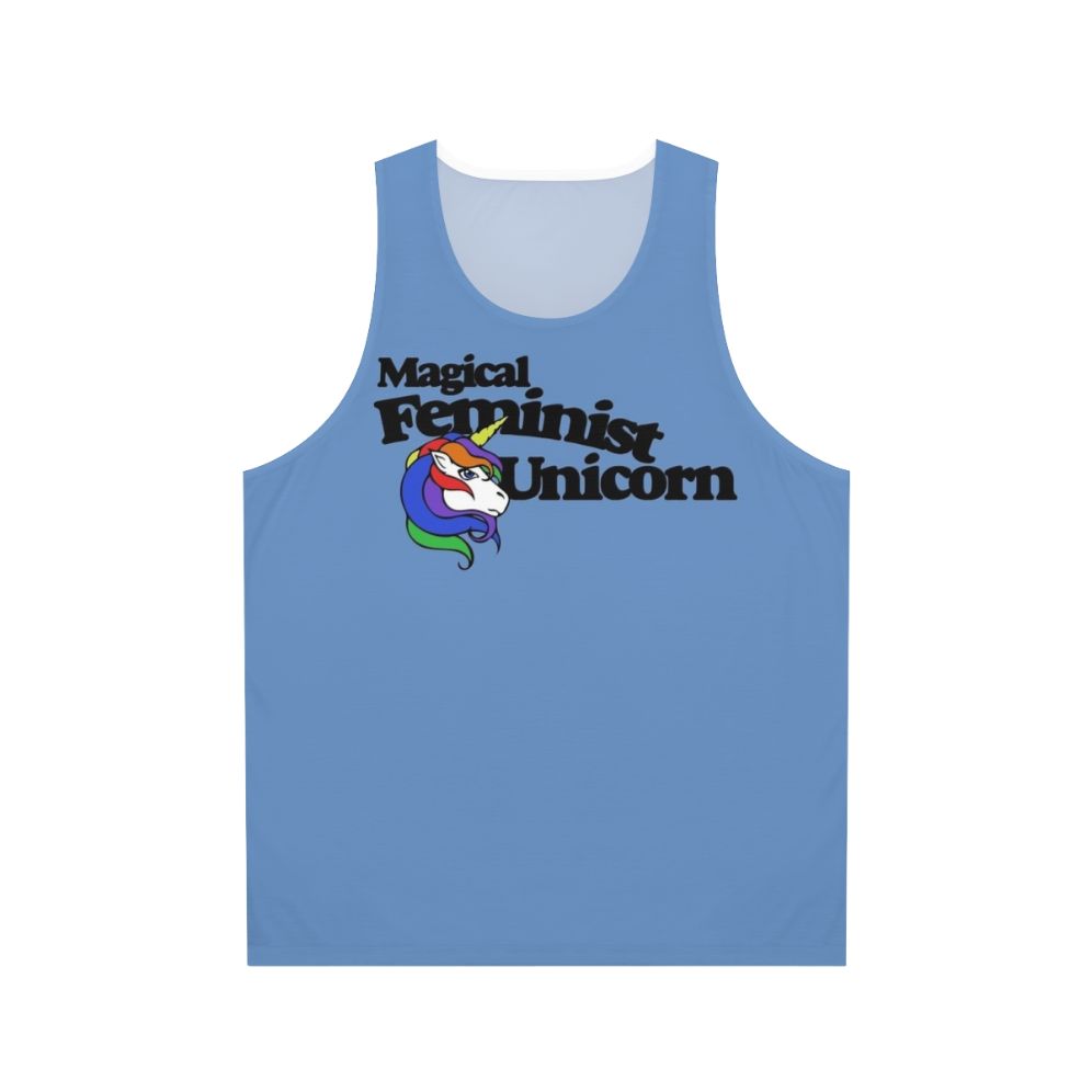 Feminist Magical Unicorn Unisex Tank Top
