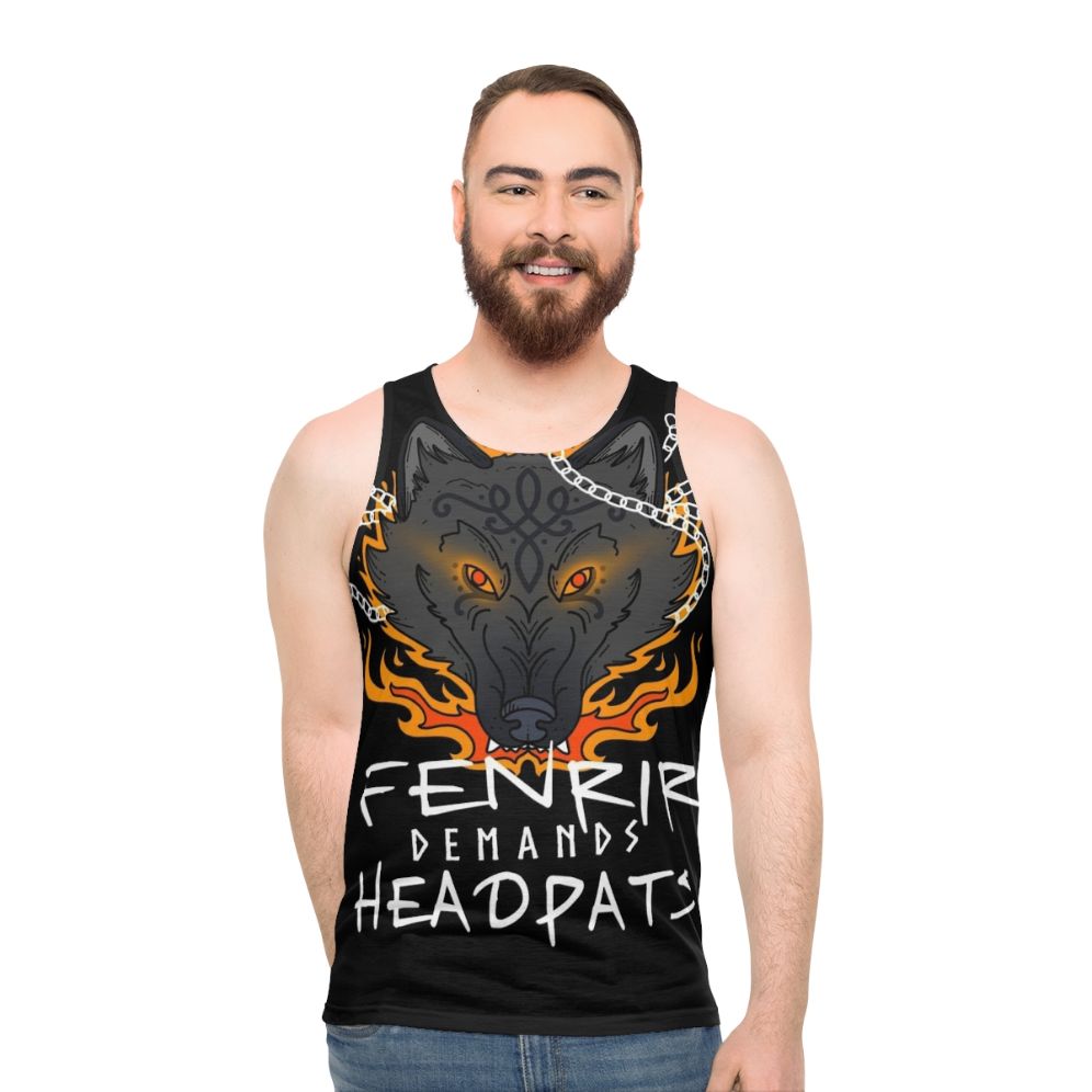 Fenrir Norse Mythology Unisex Tank Top