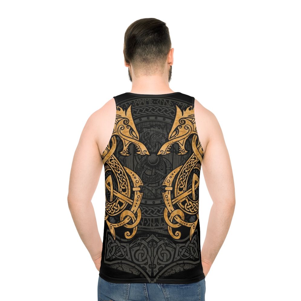 Norse Mythology Fenrir Wolf Unisex Tank Top