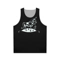 Ferdinand The Bull White Unisex Tank Top for Indie Rock Music Fans