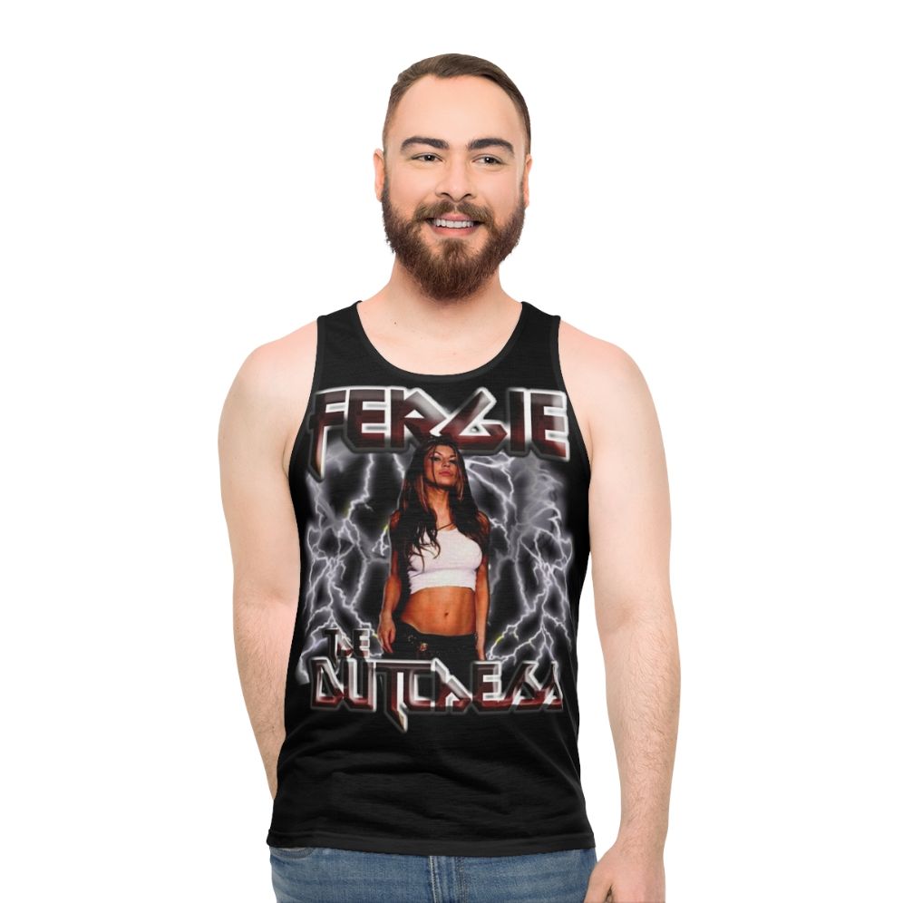 Fergie The Dutchess Rock Band Style Unisex Tank Top