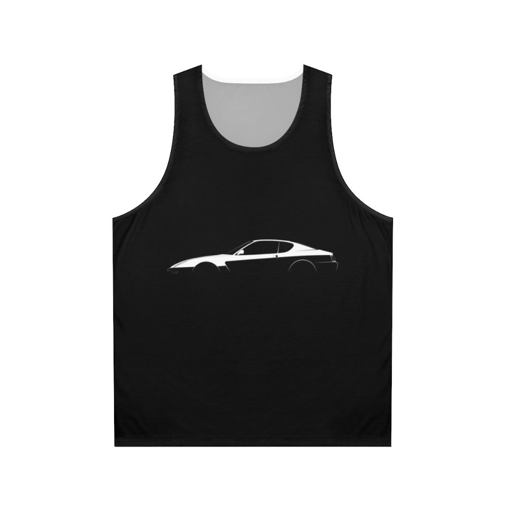 Ferrari 456M GT Silhouette Unisex Tank Top