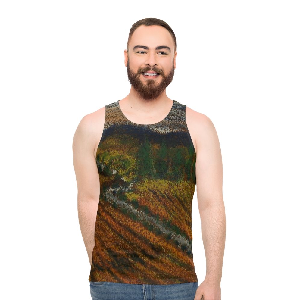 Ferrer Gloria Autumn Landscape Unisex Tank Top