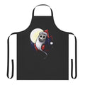 Festive Santa Jack Skellington apron with pumpkin king design