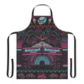 Stranger Things themed apron featuring an ugly Christmas sweater design
