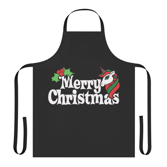 Vibrant unicorn-patterned apron perfect for holiday cooking and baking