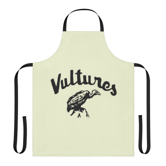 Apron featuring a cozy winter sweater design with vultures