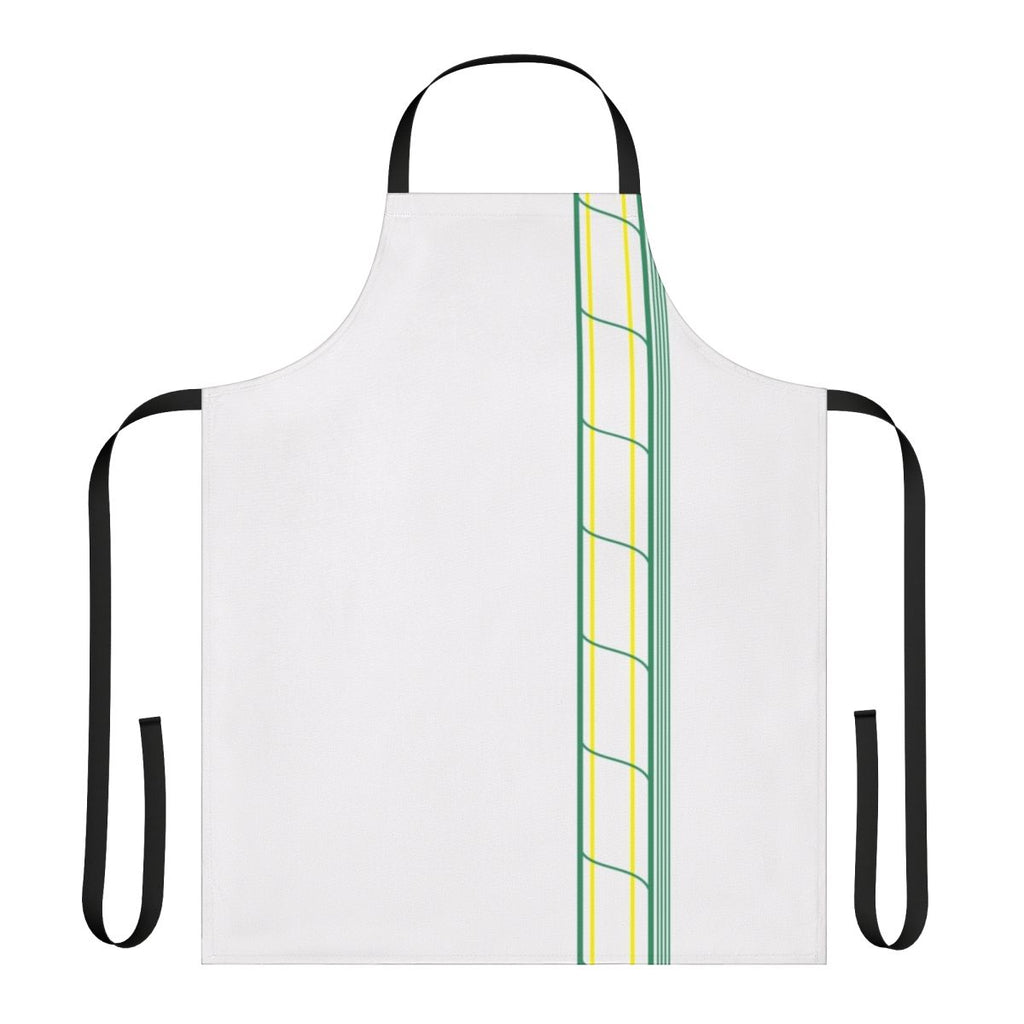 Adult diaper-themed apron in a playful, fetish-inspired design for the LGBTQ+ community.