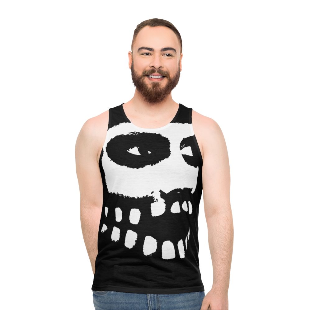 Fever Ray unisex black and white tank top