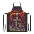 Fierce and Fearless Fantasy Apron with Witcher-inspired Designs