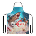 Shark themed apron with fierce predator design