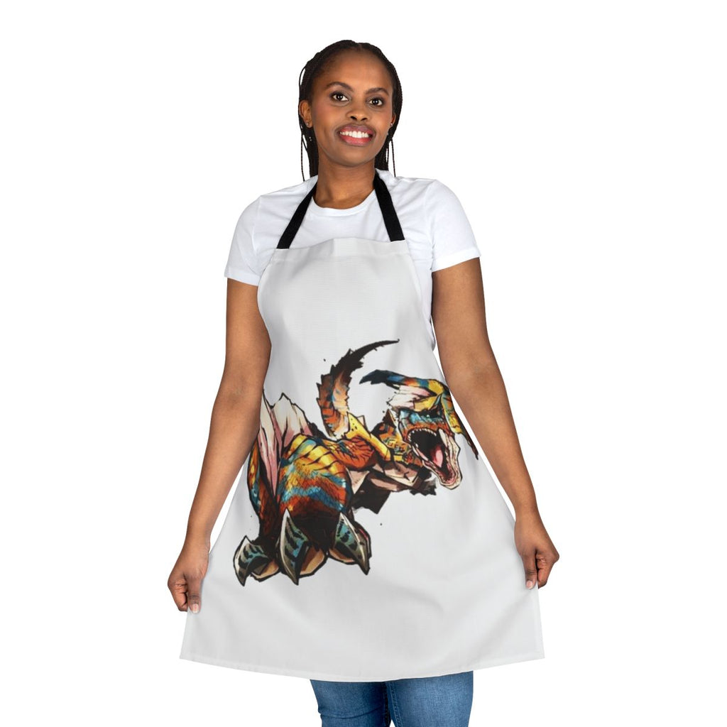 Tigrex-themed apron for Monster Hunter enthusiasts