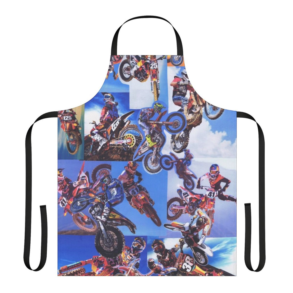 Fight Club-Inspired Motorcycle Apron with Tyler Durden and Brad Pitt Motif