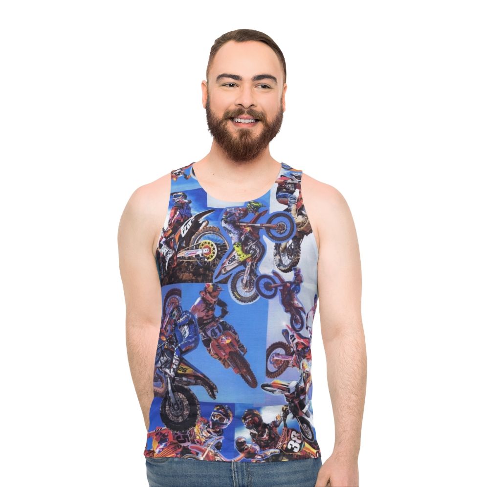 Fight Club Motorcross Unisex Tank Top