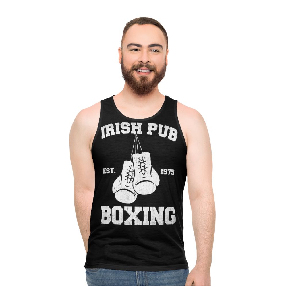 Fighting Irish Pub Boxing Unisex Tank Top