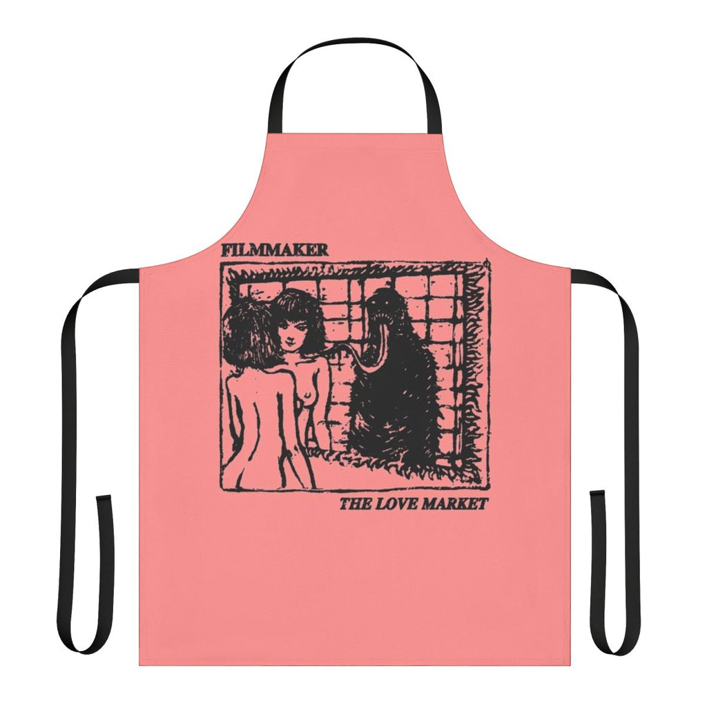 Filmmaker-Inspired Apron with Retro Music and Synthwave Designs