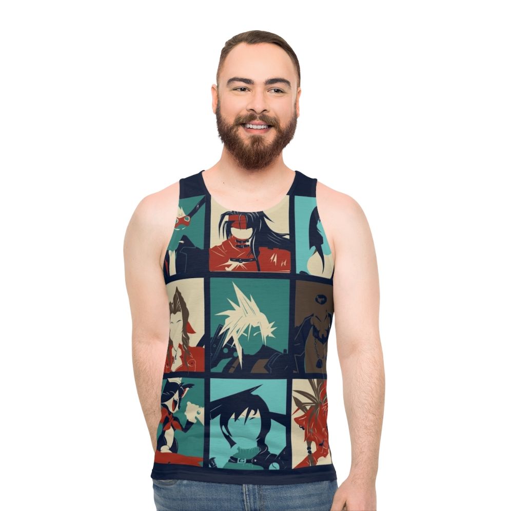Final Fantasy 7 Unisex Pop Art Tank Top