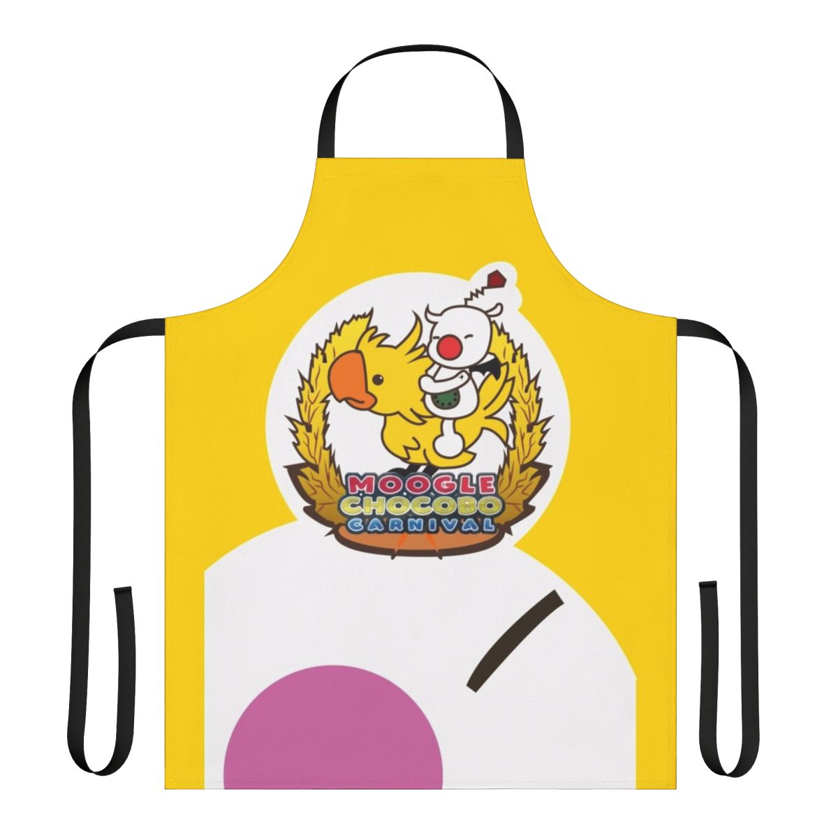 Final Fantasy-themed apron featuring Chocobo Festival design