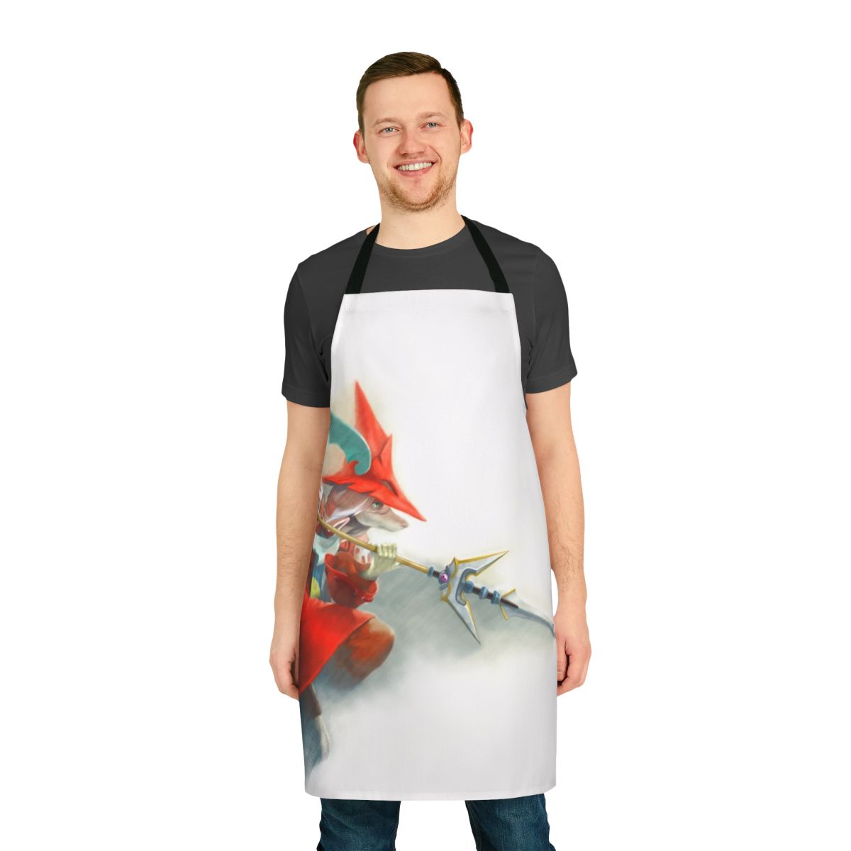 Final Fantasy IX Crescent Apron with Iconic Video Game Imagery