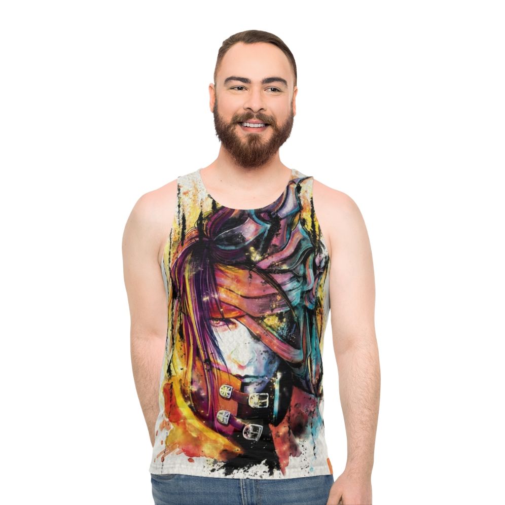 Final Fantasy inspired Valentine's Day unisex tank top