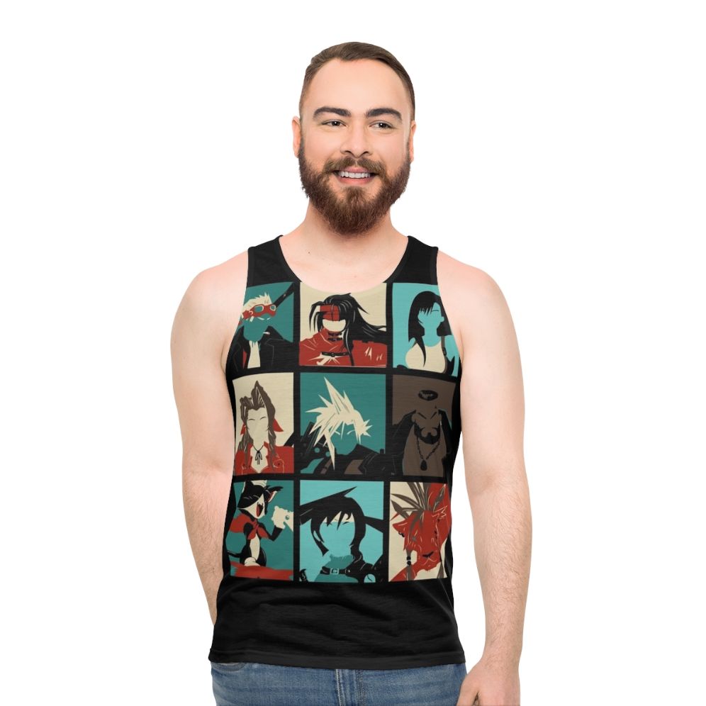 Final Fantasy VII Cloud Strife and Aerith Unisex Tank Top