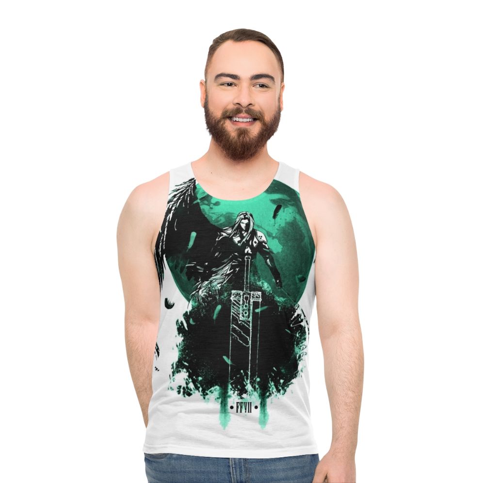 Final Fantasy VII Unisex Tank Top featuring Cloud, Sephiroth, and more