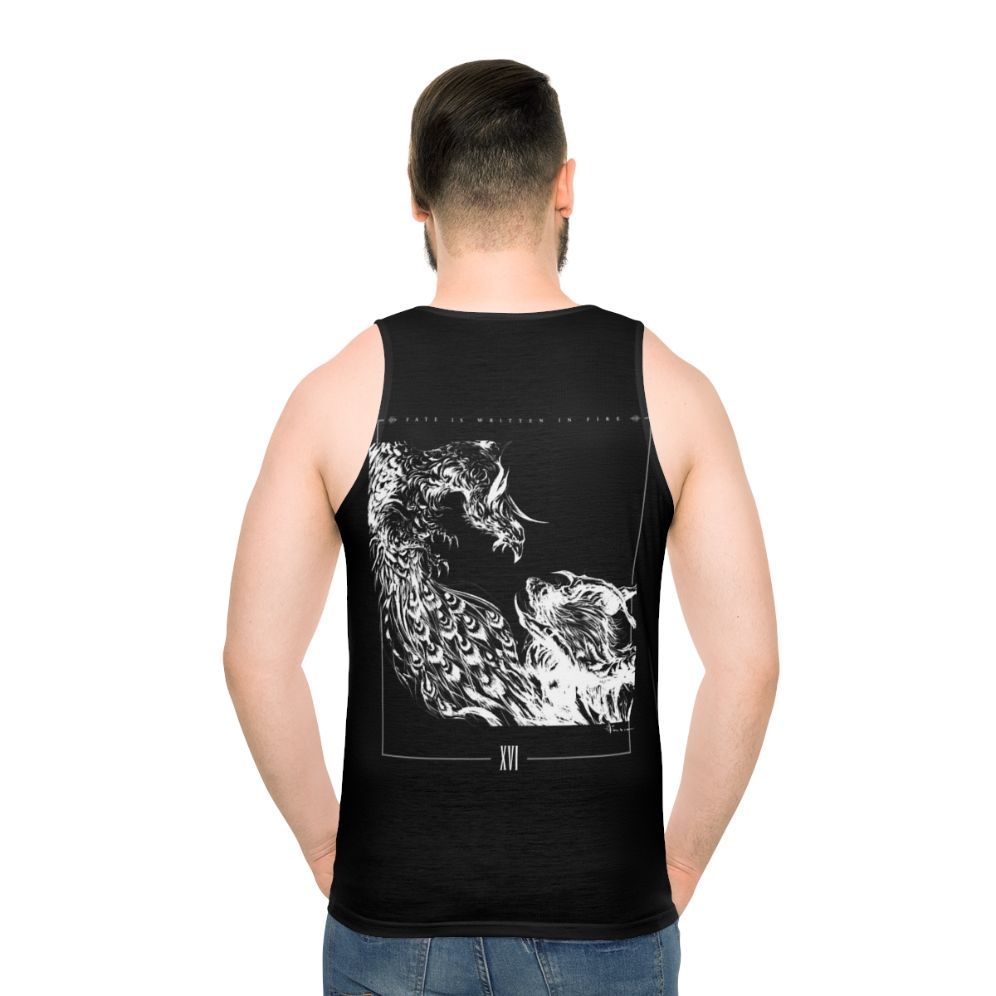 Final Fantasy XVI Fate Monochrome Unisex Tank Top