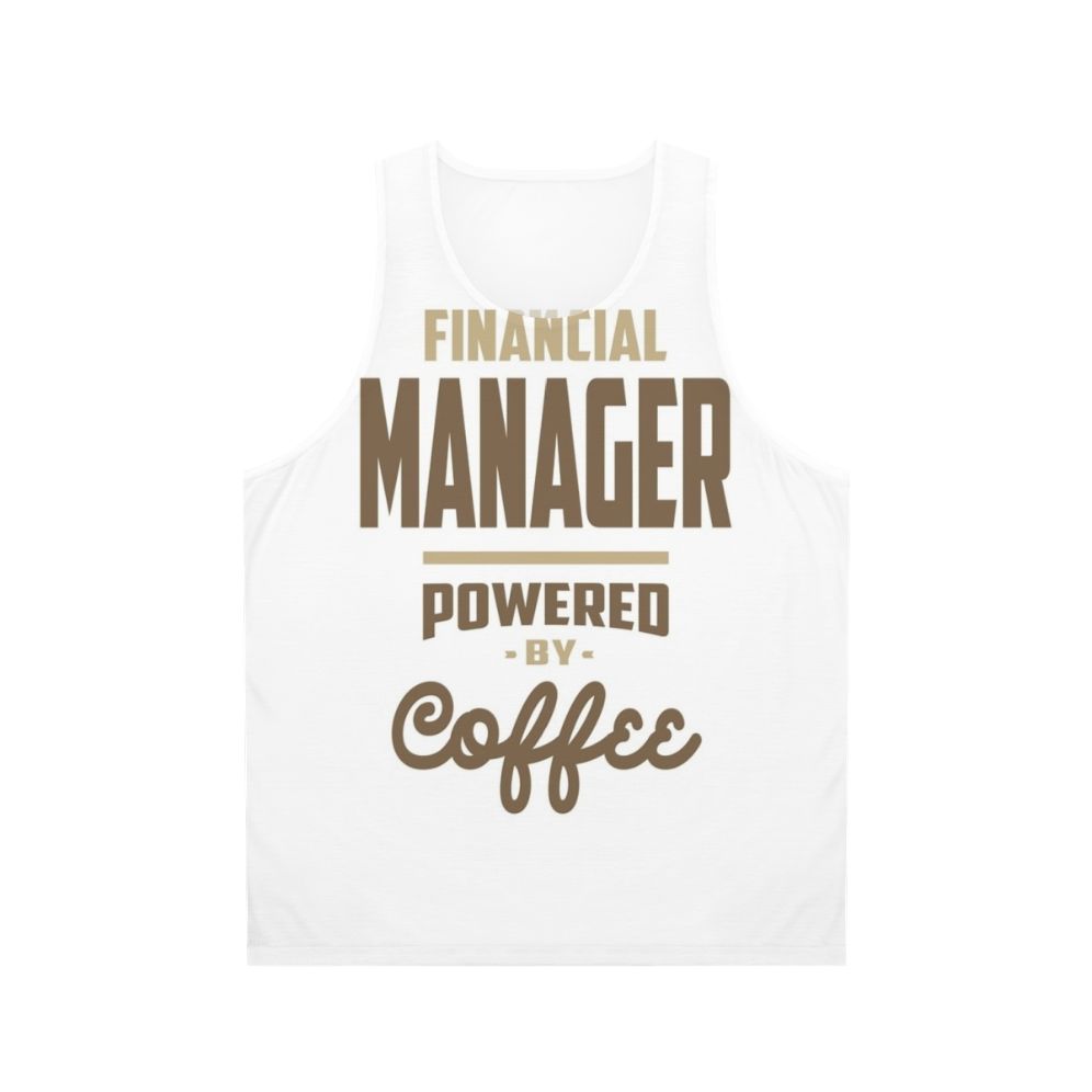 Financial manager unisex tank top