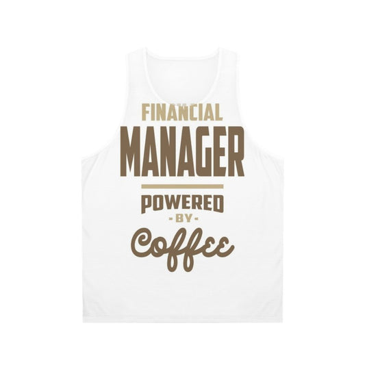 Financial manager unisex tank top