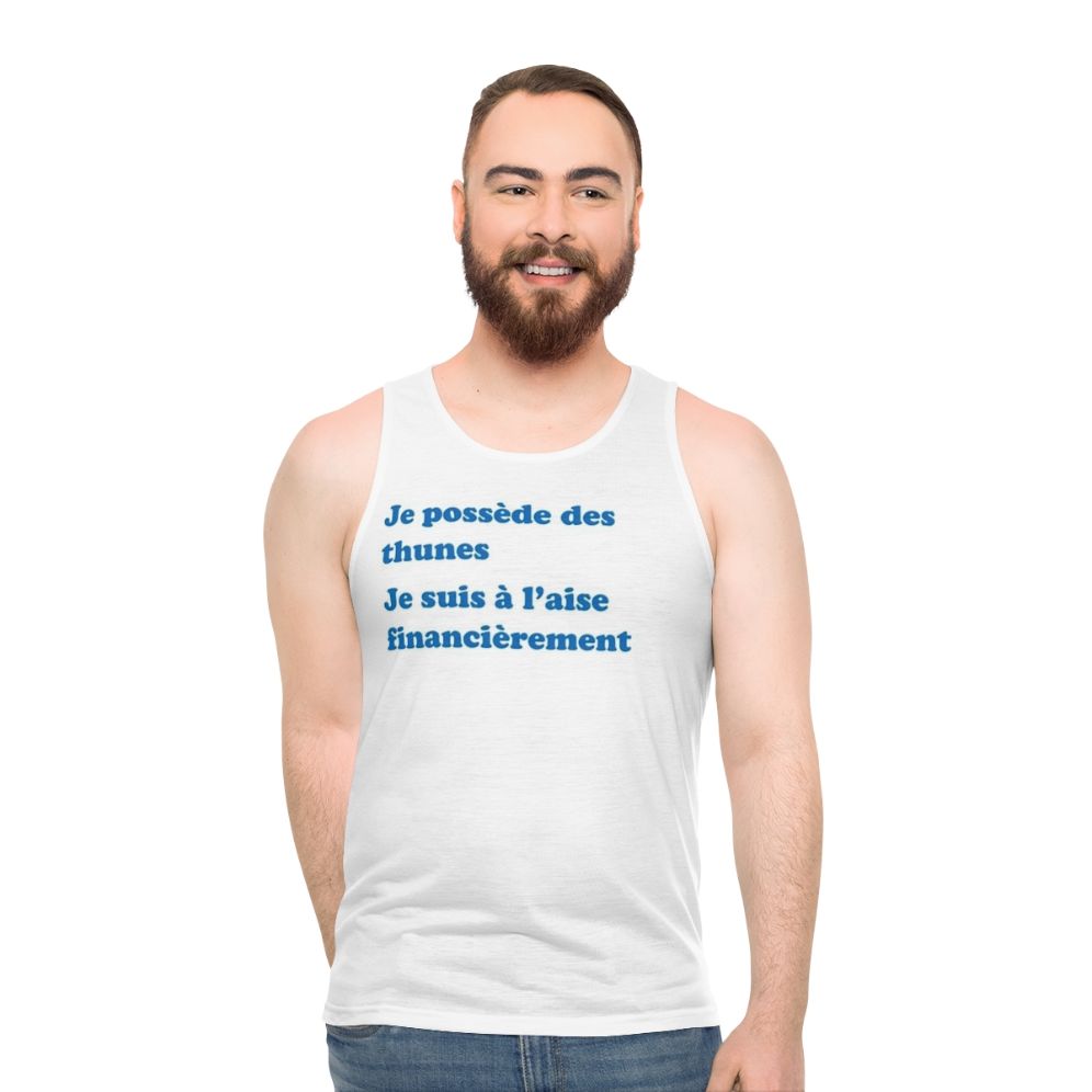 Financially Comfortable Unisex Tank Top