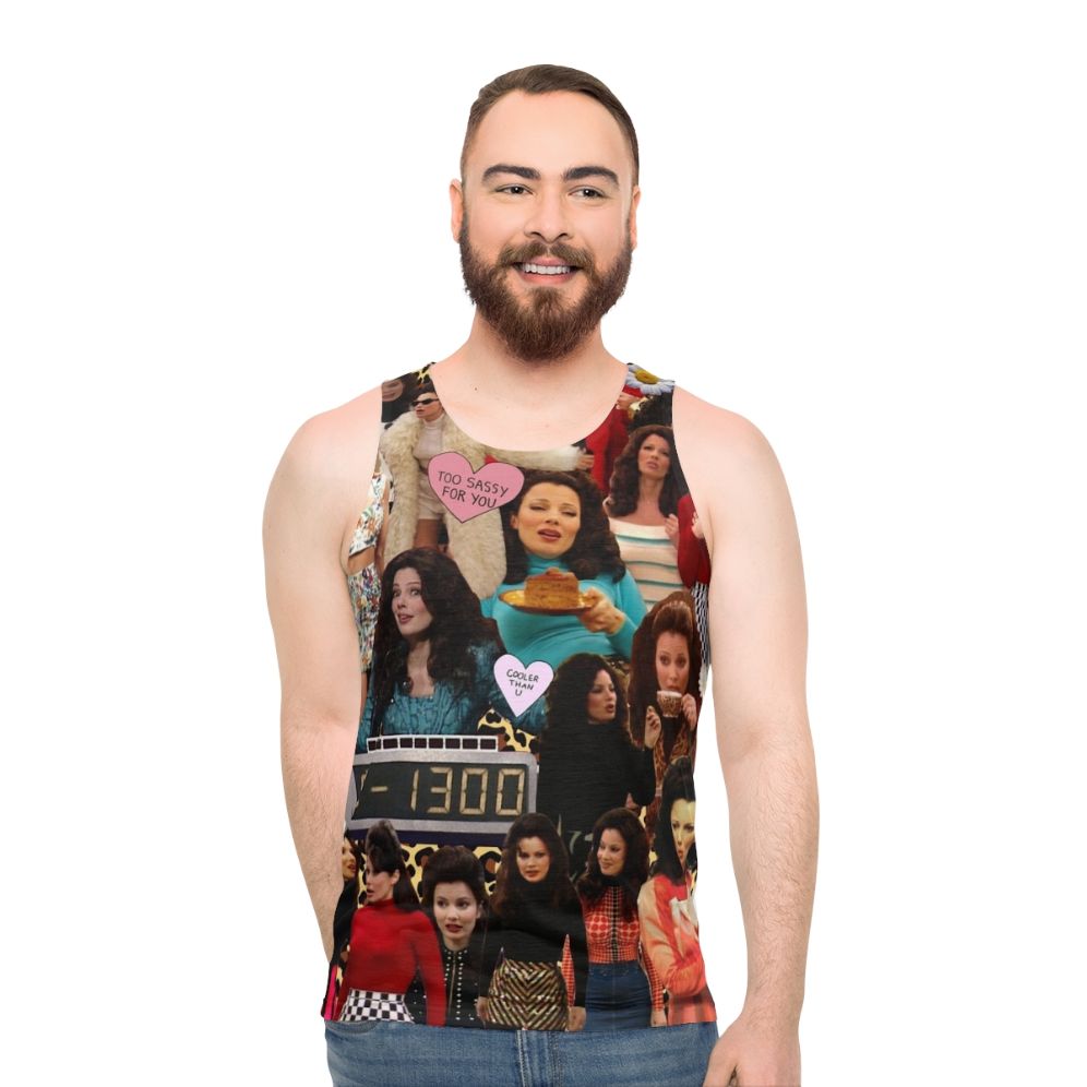 Fine Fran Unisex Fashion Collage Tank Top