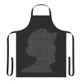 Finnegans Wake inspired apron featuring the iconic Irish author James Joyce