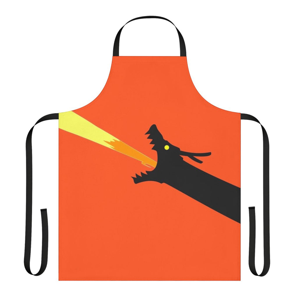 A fire-breathing dragon-themed apron inspired by the anime "Miss Kobayashi's Dragon Maid"
