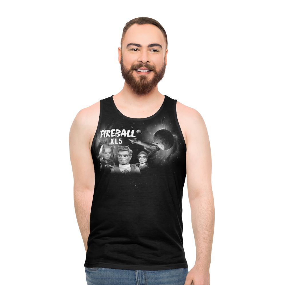 Fireball XL5 Sci-Fi Unisex Tank Top