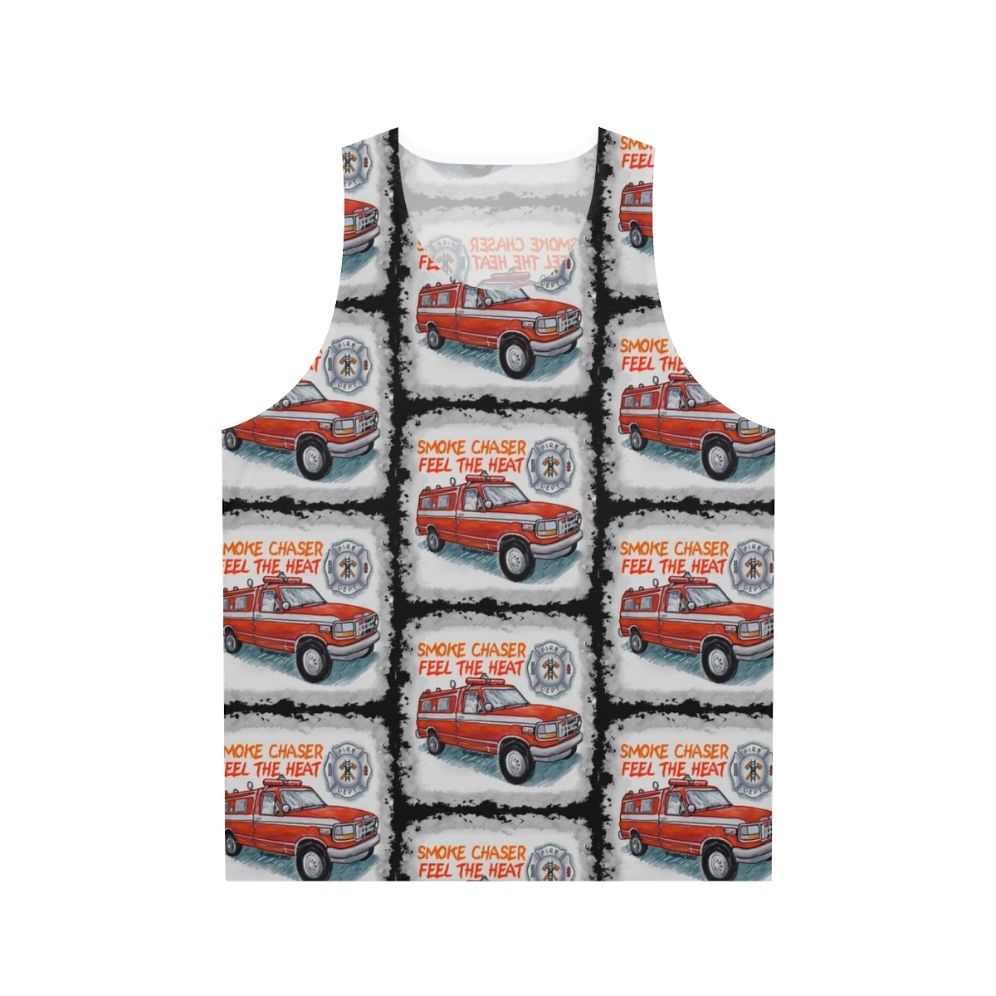 Firefighter fire rescue unisex tank top