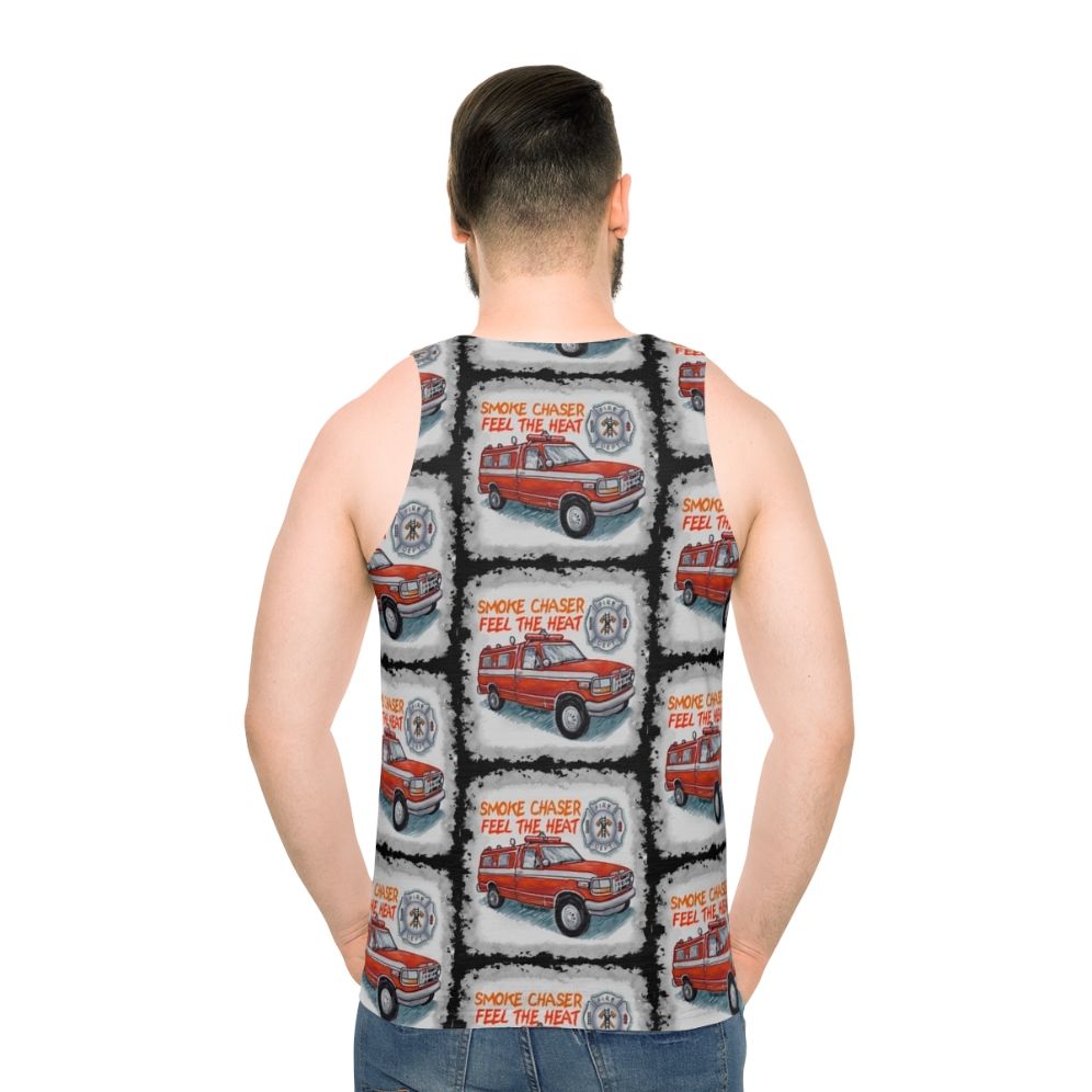 Firefighter fire rescue unisex tank top