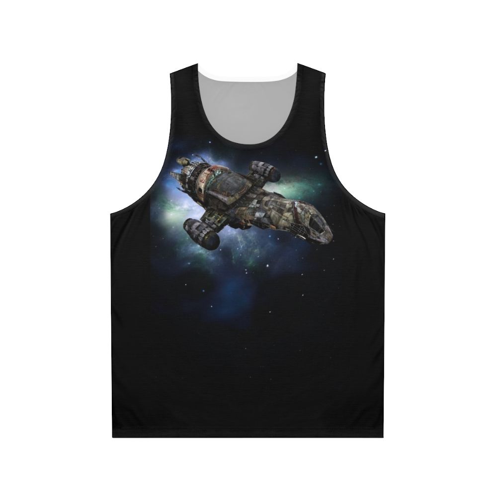 Firefly unisex tank top with Serenity spaceship design