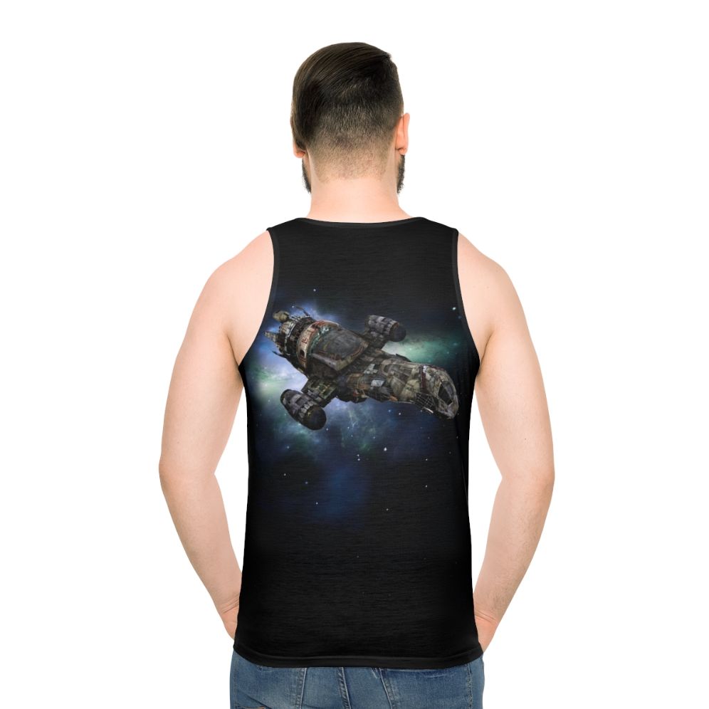 Firefly unisex tank top with Serenity spaceship design