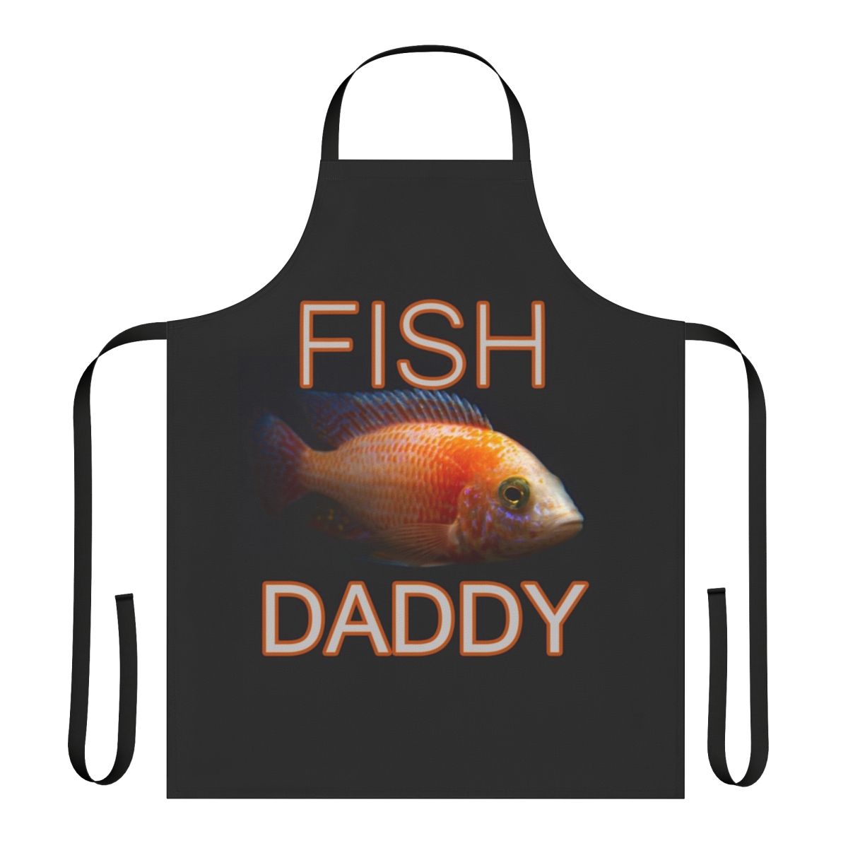 Fish Daddy Apron with Vibrant Underwater Aquatic Motif