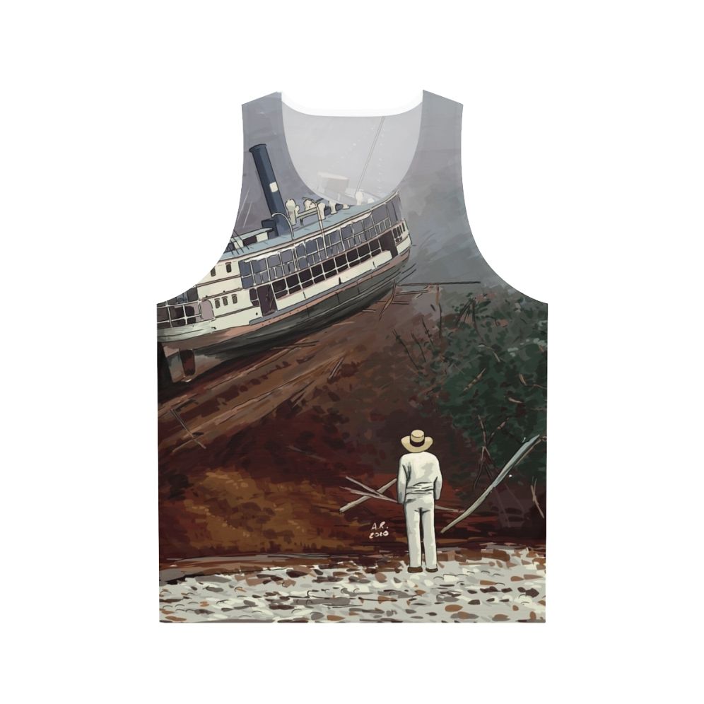 Fitzcarraldo illustration unisex tank top