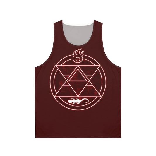 Flame Alchemist Unisex Anime Tank Top