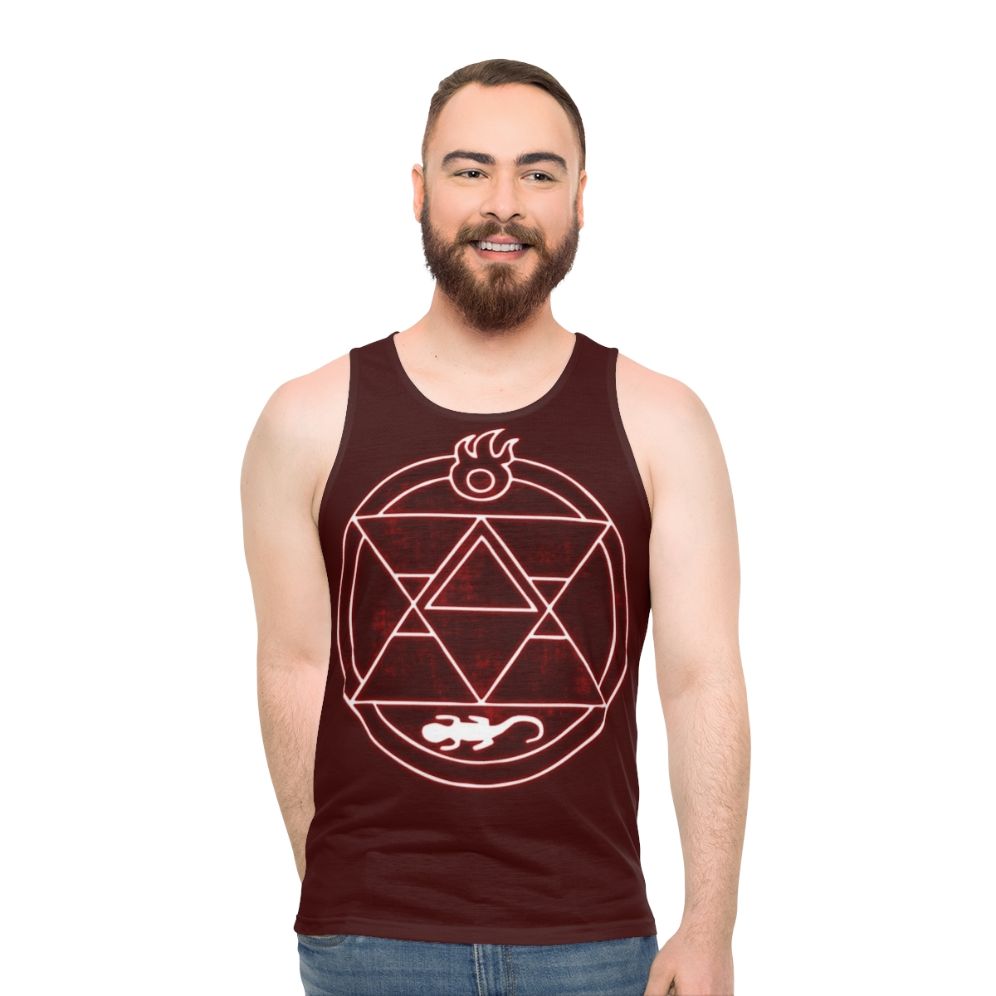 Flame Alchemist Unisex Anime Tank Top