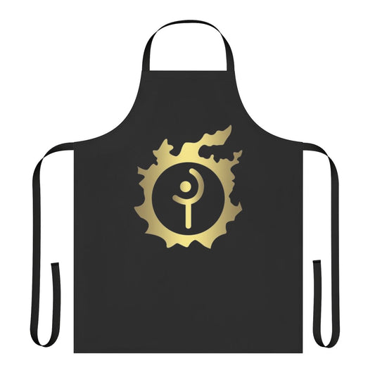 Flame-inspired FFXIV apron featuring the Soul of the Whm symbol