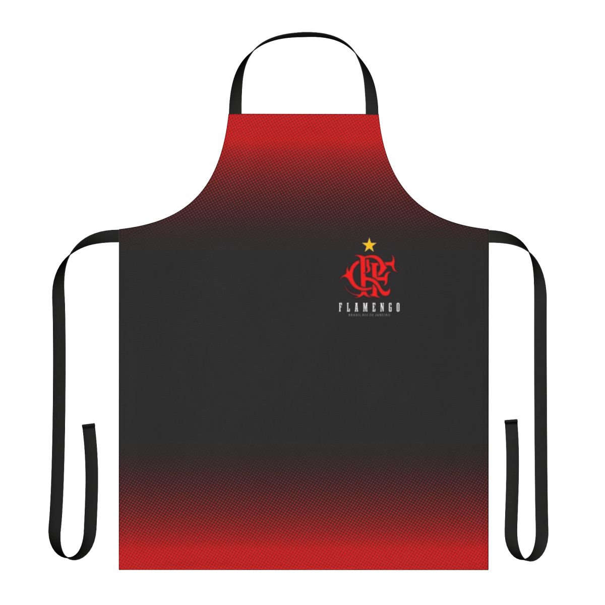 Flamengo Futebol Inspired Apron with Brazil Flag Colors