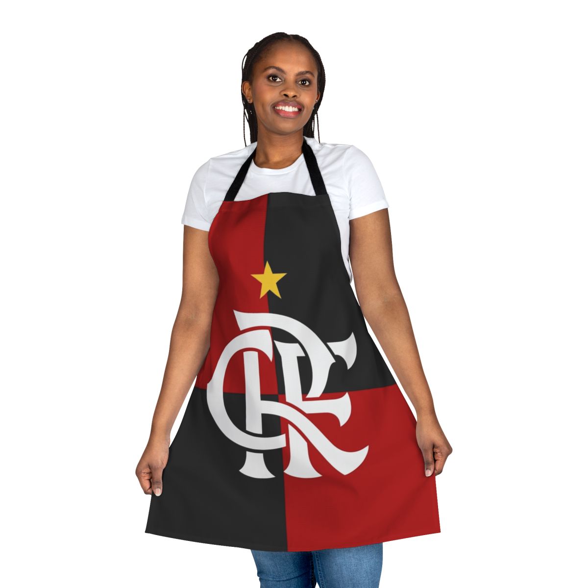 Flamengo-Inspired Soccer Fan Apron
