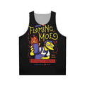 Flaming drink unisex tank top