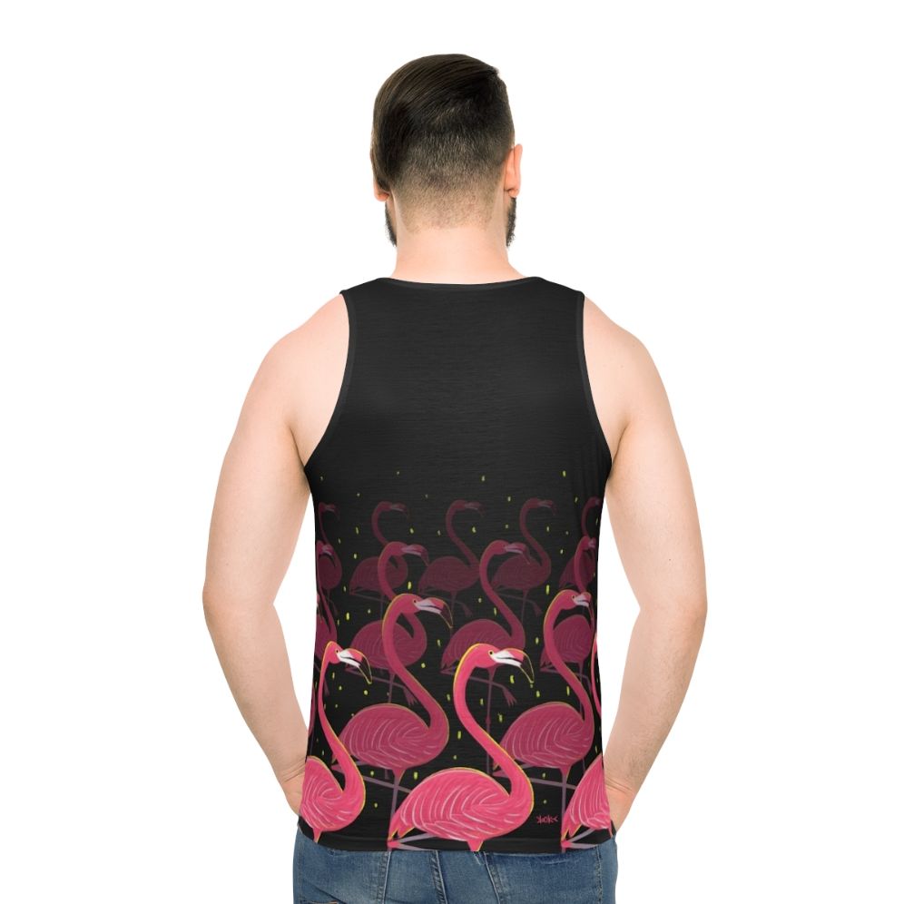 Flamingo March Unisex Tank Top